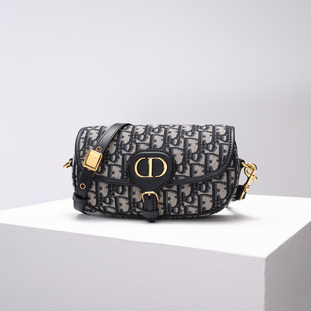 Dior Bobby East-West Bag Blue Dior Oblique Jacquard